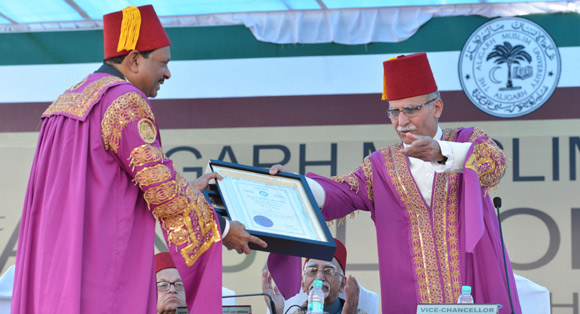 Aligarh Muslim University confers Yusuff Ali with D. Litt. at 61st Annual Convocation Ceremony