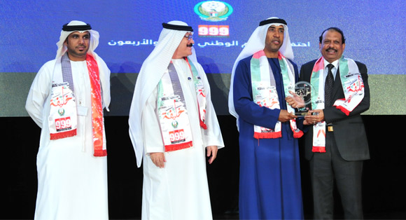 Yusuff Ali M.A. bestowed with the ‘Khalifa: Our Pride’ Award