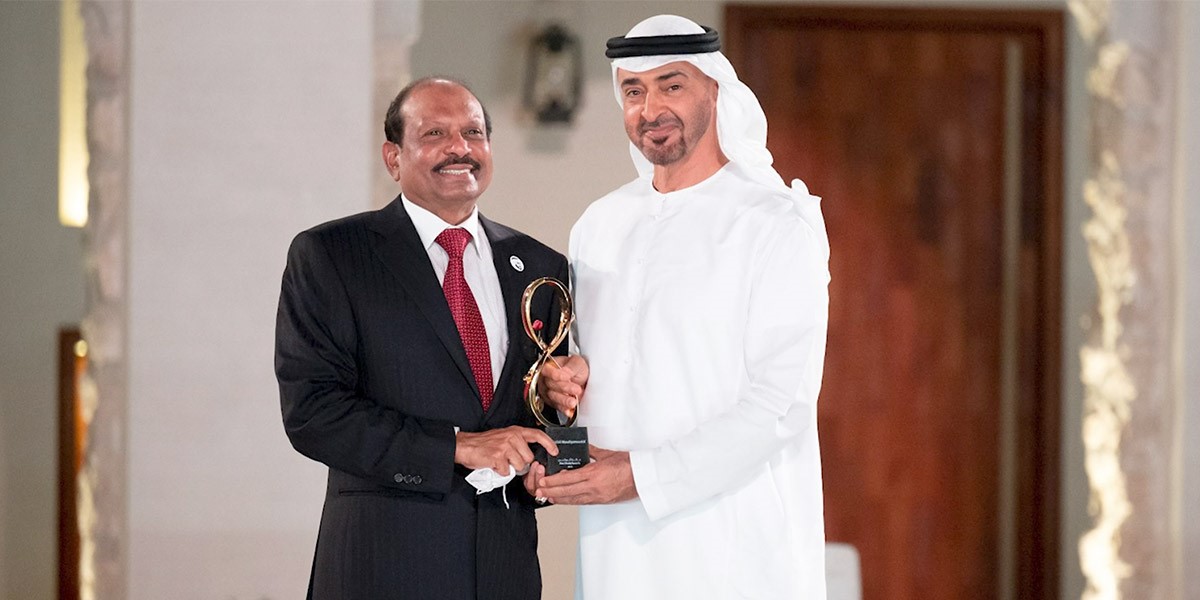 Top Civilian Honour for LuLu Chairman - Abu Dhabi Crown Prince H.H. Sheikh Mohamed Bin Zayed Bestows Abu Dhabi Award to Yusuff Ali M.A