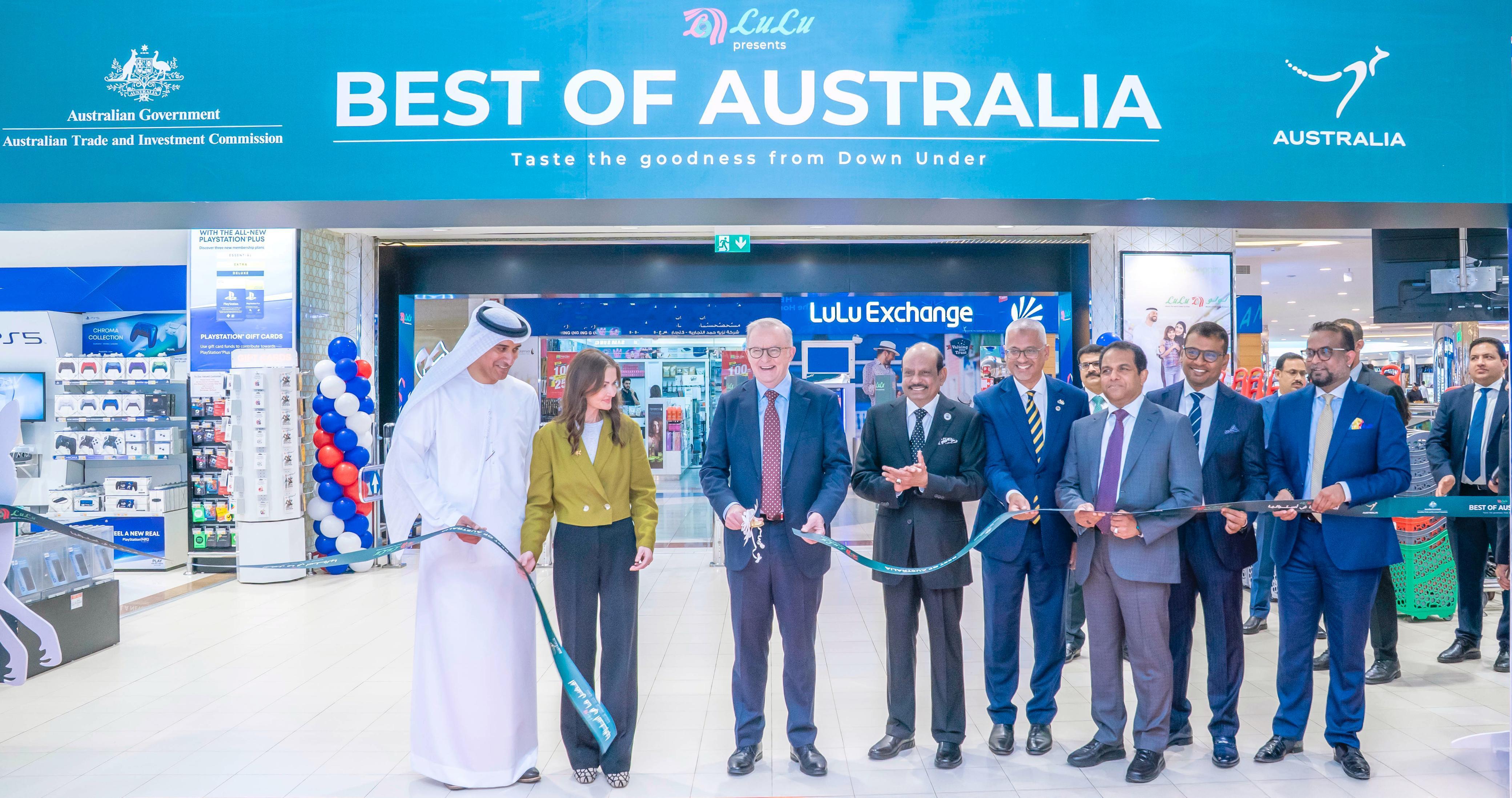Australian PM Visits Lulu Hypermarket in Abu Dhabi, Showcasing Stronger Trade Ties with UAE