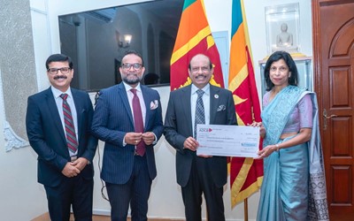 Lulu Group Donates 32 Million Sri Lanka rupees (USD 100,000) for Cyclone Relief Efforts